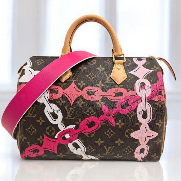 ✨️Authentic Louis Vuitton Monogram Limited Edition Chain Speedy30 - Picture 7 of 16